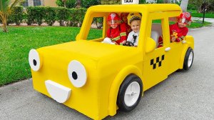 Влад и Ники. Крис ездит на такси и помогает своим друзьям! Видео для детей.