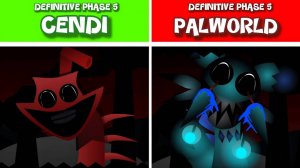 INCREDIBOX SPRUNKI CENDI 🏆 | PH5 DEF VS PALWORLD EDITION 🐾 | КТО ПОБЕДИТ? 🏁