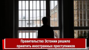 В Эстонии скандал. Правительство Эстонии решило приютить иностранных преступников