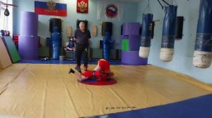 ушу-саньда. турнир на 9 мая Спасибо Деду за Победу-2025.дети 6-10 лет. борьба.тренер Г.В.Ильин.г.Чеб