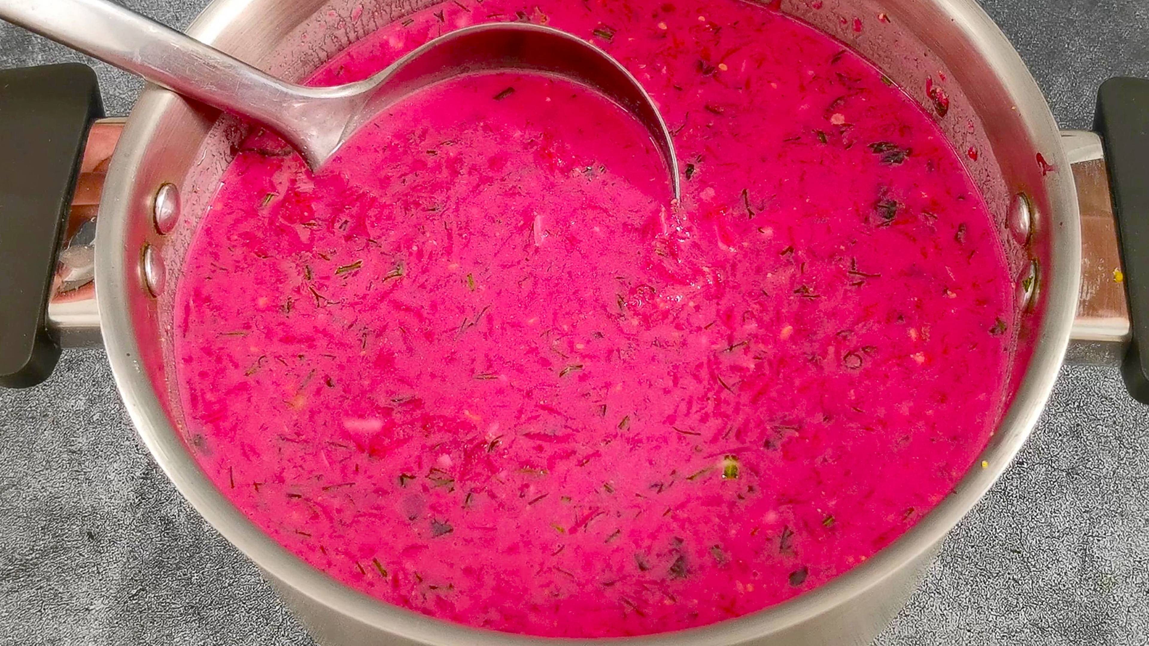 Вкусный летний суп со свеклой. Проверенный рецепт