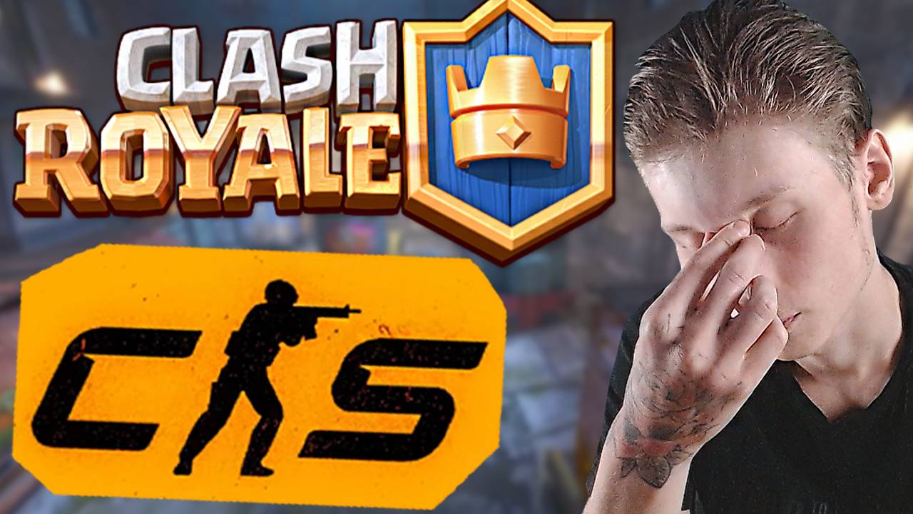 CLASH ROYALE СИДИТ ИГРАЕТ ВО ВРЕМЯ КАТКИ В КС 2 , БЕЗДАРЬ | КЛЭШ РОЯЛЬ В CS 2