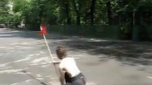 Ланьшань цюань. Форма с копьём. Фрагменты.