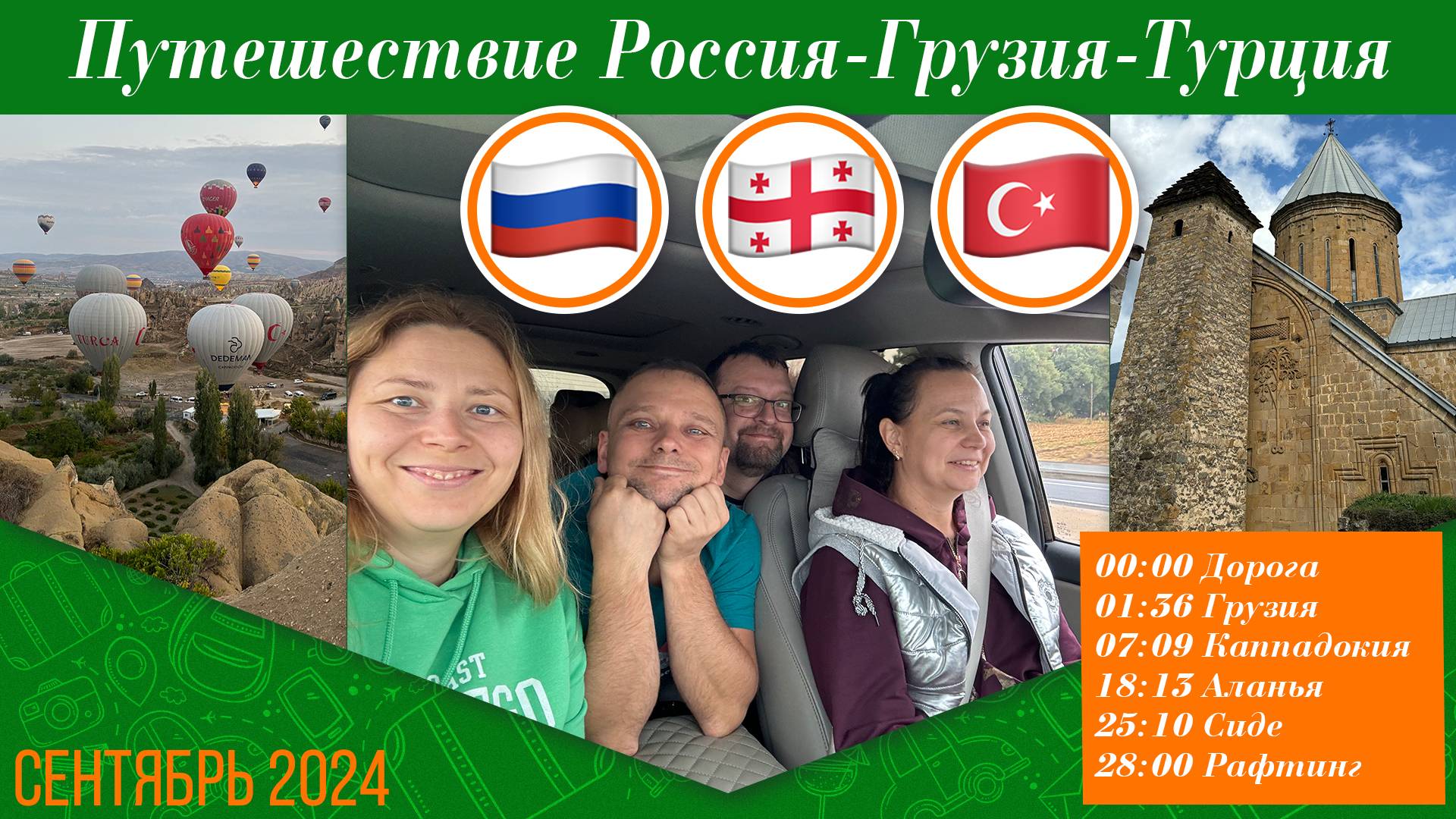 Отпуск 2024. Путешествие с друзьями в Турцию!