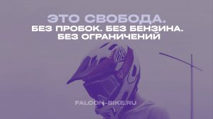 FALCON PRO — ЭТО СВОБОДА. БЕЗ ПРОБОК. БЕЗ БЕНЗИНА. БЕЗ ОГРАНИЧЕНИЙ.
