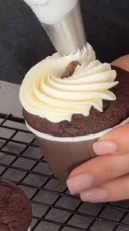Шоколадно -кофейные капкейки 🧁