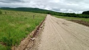 К участку дорогу отсыпали.mp4