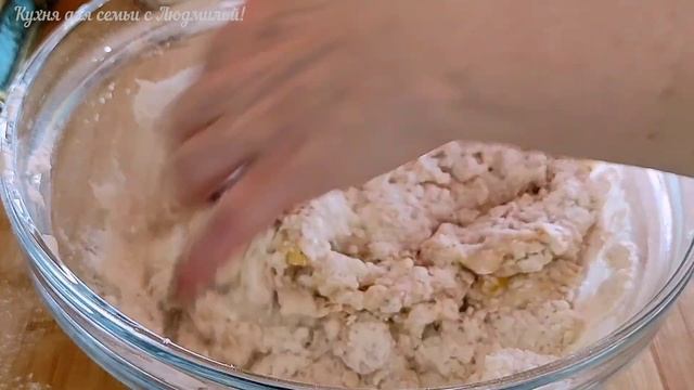 Деревенский пирог с орехами!Экономичный рецепт!#пирог,#выпечка