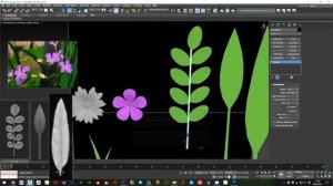 120、植物3 草、花小植物贴图制作-模型部分2