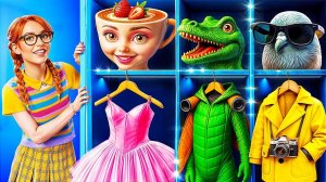Из Ботанши в Бомбардиро Крокодило! Как Стать Популярной на Вечеринке Italian Brainrot!