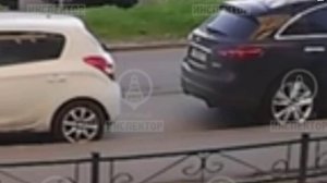 В Петербурге камера домофона сняла, как ворона подбирает с земли камень и метко разбивает стекло