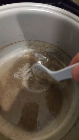 Выхожу из 36 часового голодания на ферментированной ржаной каше