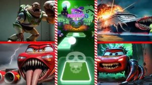 ГОД СВЕТА 🆚 Акула Маккуин 🆚 Монстр Маккуин 🆚 Паук Маккуин 🎶 Прыжок по плиткам