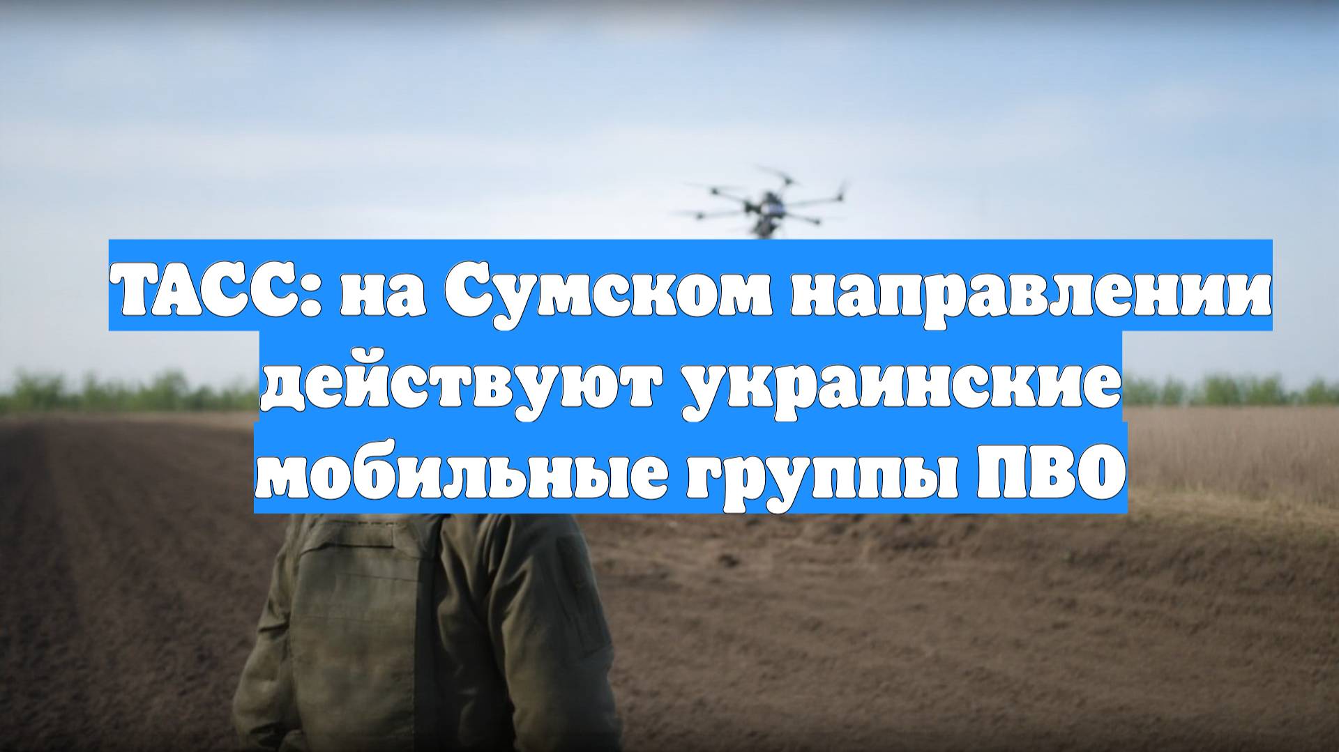 ТАСС: на Сумском направлении действуют украинские мобильные группы ПВО