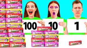 100 Слоев Еды Челлендж | Сумасшедший Челлендж