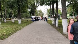 город  Богородицк. Праздник. Музыка.
