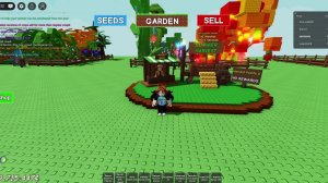 Играем в роблокс ВЫРАСТИ САД