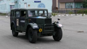 Динамический показ штабной машины Humber Heavy Utility, выставка "Моторы Войны" 28 июня 2025