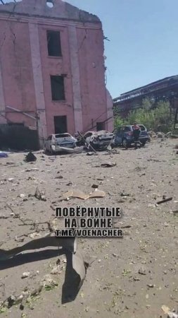 Первые минуты после недавнего удара «Искандера» по цехам предприятия ДМЗ в Днепропетровске !!!