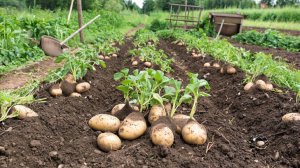Копаем картошку🥔🥔 Гуси растут и радуются купанию🦢 Притенили клубнику🍓🍓 Жизнь в своем доме 🏠