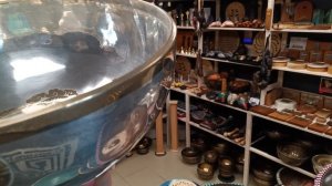 Кованая поющая чаша Buddha Moon Silver ( 22см, нота: До #, 138 Гц ) / Singing Bowl / shamanic.mosco