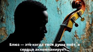 Блюз - это когда