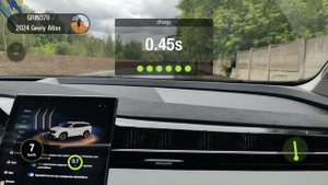 Geely atlas 2.0t 4WD разгон 0-100