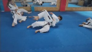 Аттестация Кэмпо. Лучше моменты. Борьба