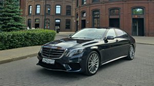 В продаже бомбический Mercedes S 222 синий антрацит