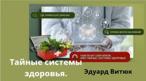 Тайные системы здоровья Эдуард Витюк