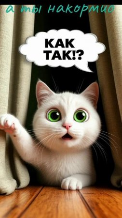 а ты накормил кота