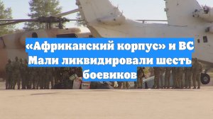 «Африканский корпус» и ВС Мали ликвидировали шесть боевиков