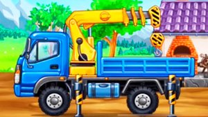 Мультик для детей про машинки - Стройка