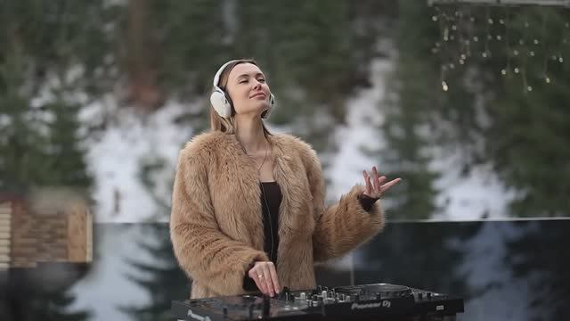 AURORA - Live dj mix winter @Carpathian Mountains, Ukraine [Melodic Techno, Progressive House]