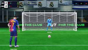 РЕАЛ МАДРИД VS БАРСЕЛОНА / СЕРИЯ ПЕНАЛЬТИ В FC MOBILE