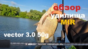обзор удилища vector mir 3.00m 50g
