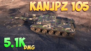 KanJPz 105 - 7 Фрагов 5.1K Урона - Вежливый! - Мир Танков