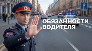 Обязанности водителя по ПДД РФ