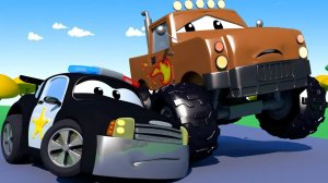 Авто Патруль -  Пульт МОНСТР ТРАКА Марли кто-то украл! - Автомобильный Город  🚓 детский мультфильм