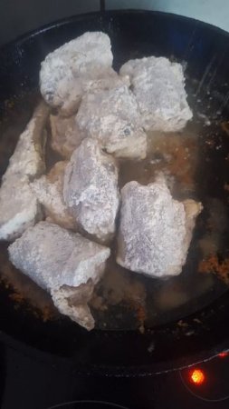 Минтай жаренный