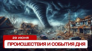 Катаклизмы за день 29.06.2025. Новости сегодня, ЧП, события дня!