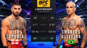 ИЛИЯ ТОПУРИЯ ПРОТИВ ЧАРЛЬЗА ОЛИВЕЙРЫ ПОЛНЫЙ БОЙ UFC 317