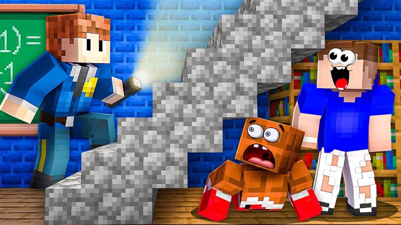 24 Часа в ЗАКРЫТОЙ ШКОЛЕ в Майнкрафт! Minecraft