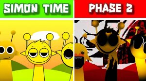 INCREDIBOX SPRUNKI ⏳👻 | SIMON TIME 🆚 PHASE 2 🔄💀 | ГДЕ МУЗЫКА? 🎧❌