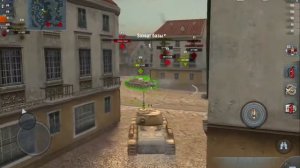 Wot Blitz КВ-1С - тащим (android)