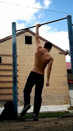 4 one arm pull ups (3 right arm, 1 left arm)