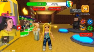 ПОБЕГ ОТ ЛАБУБУ С СЕСТРОЙ ИЗ ТЮРЬМЫ Роблокс ROBLOX