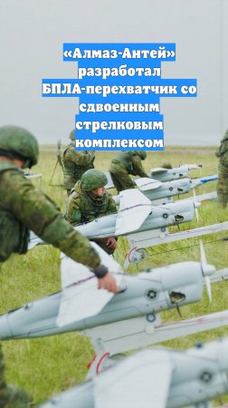 «Алмаз-Антей» разработал БПЛА-перехватчик со сдвоенным стрелковым комплексом