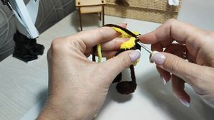 Аккуратная горизонтальная смена нити при вязании крючком