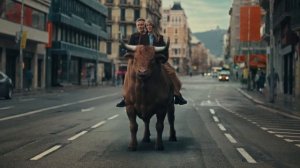 By the horns